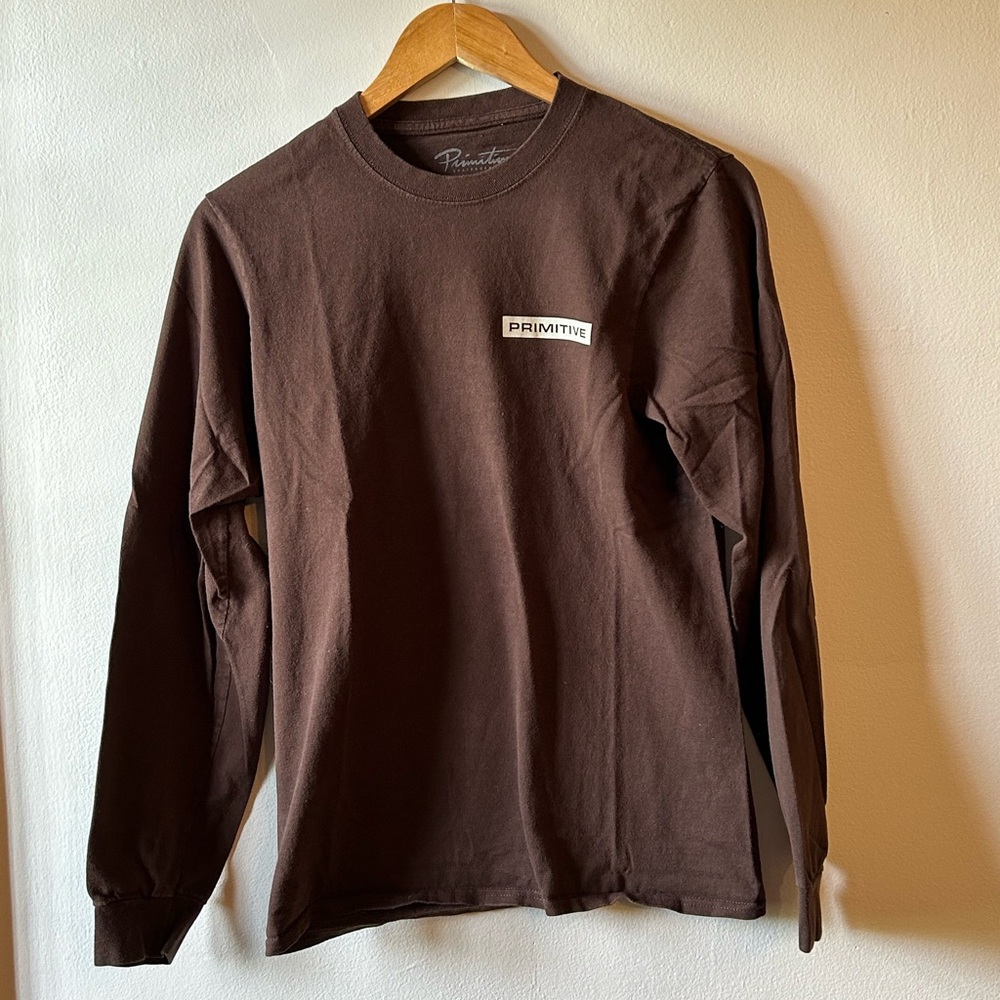 Primitive Brown Long Sleeve Tee
